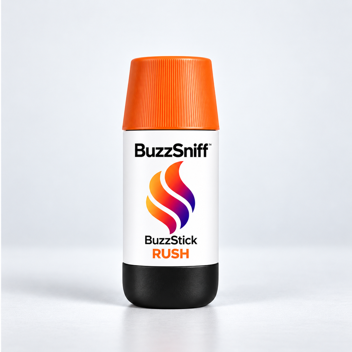 BuzzStick Rush with orange cap on