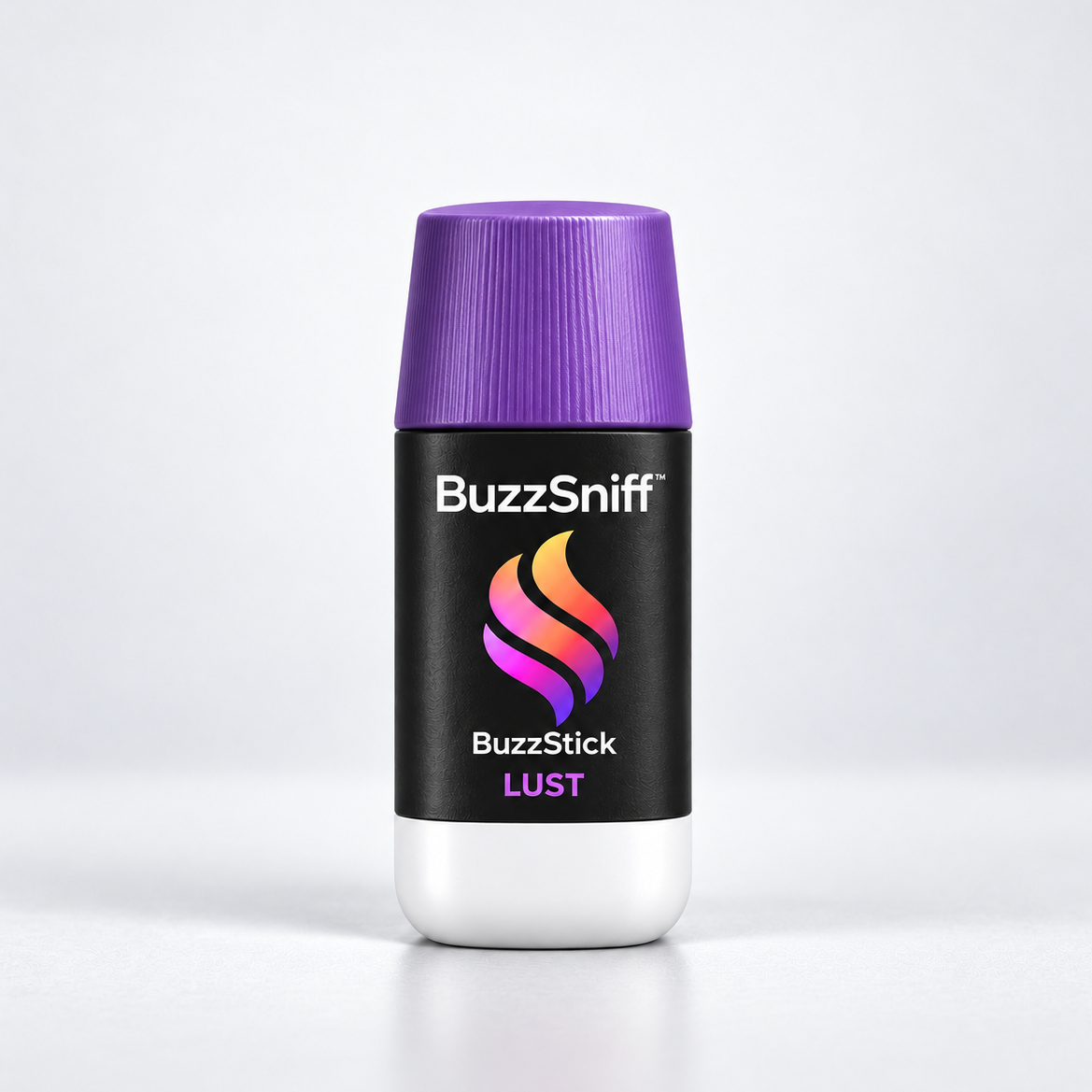BuzzStick Lust with purple cap on